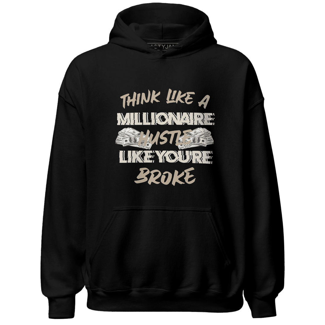 Latte 1s Hoodie Match Hustle Millionaire - NastyJamz