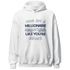 Mid Diffused Blue Grey 1s Hoodie Match Hustle Millionaire - NastyJamz