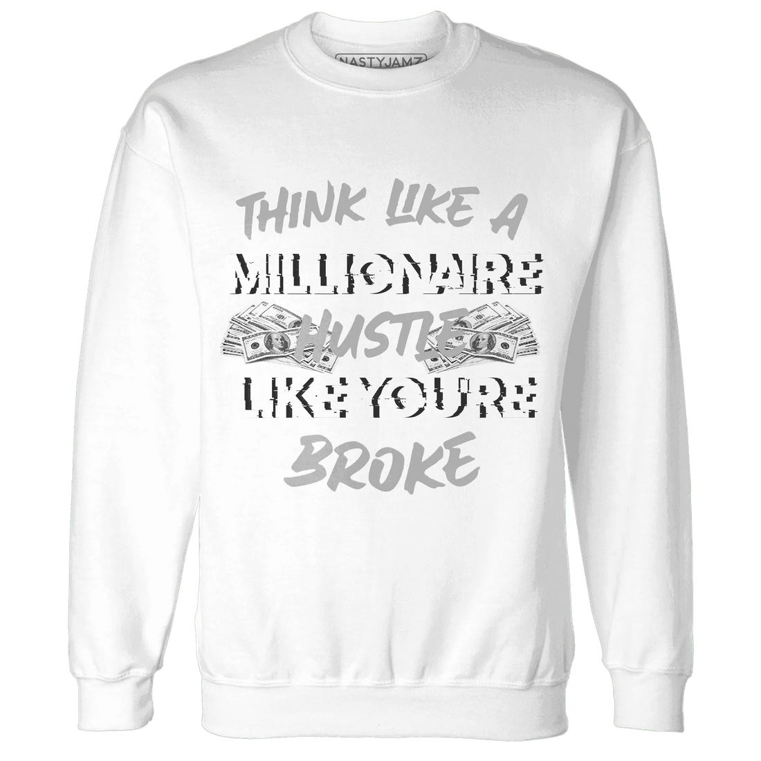 Wolf-Grey-1s-Sweatshirt-Match-Hustle-Millionaire