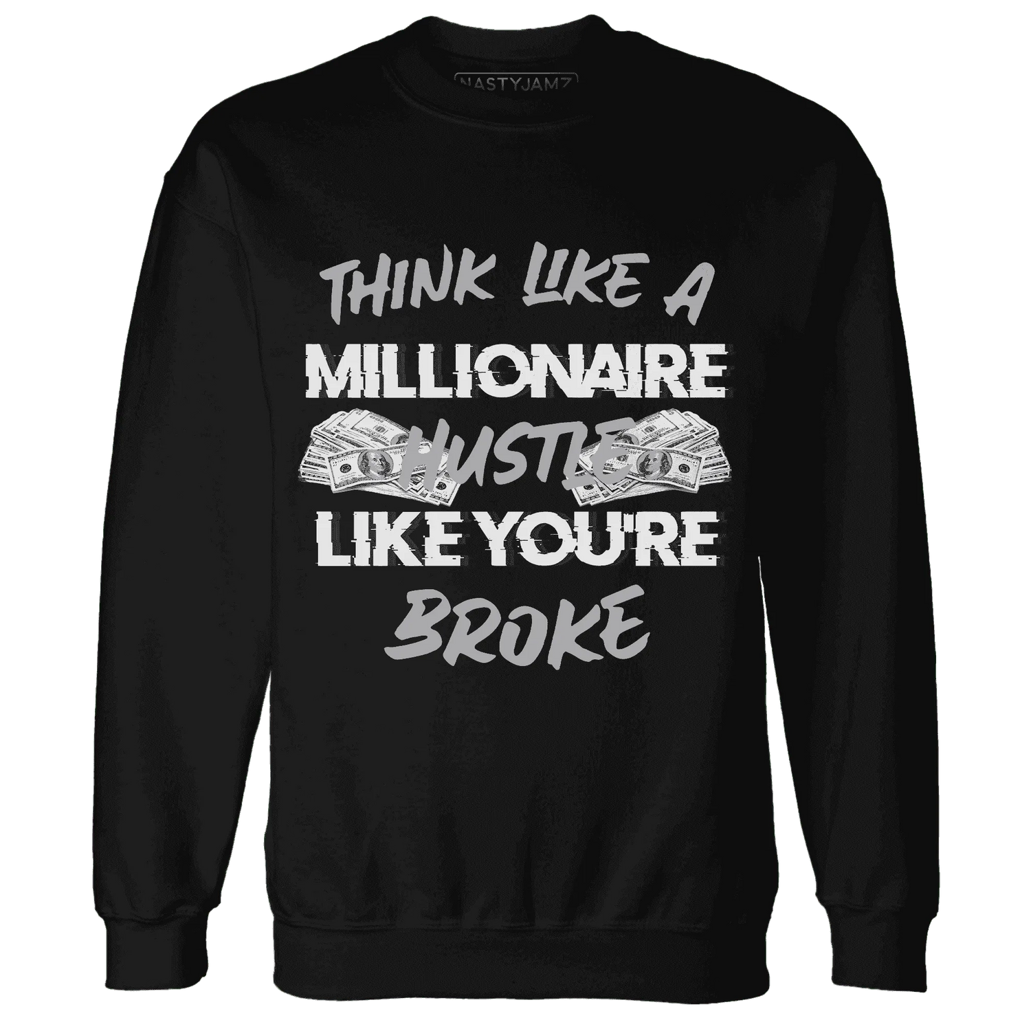 Wolf-Grey-1s-Sweatshirt-Match-Hustle-Millionaire