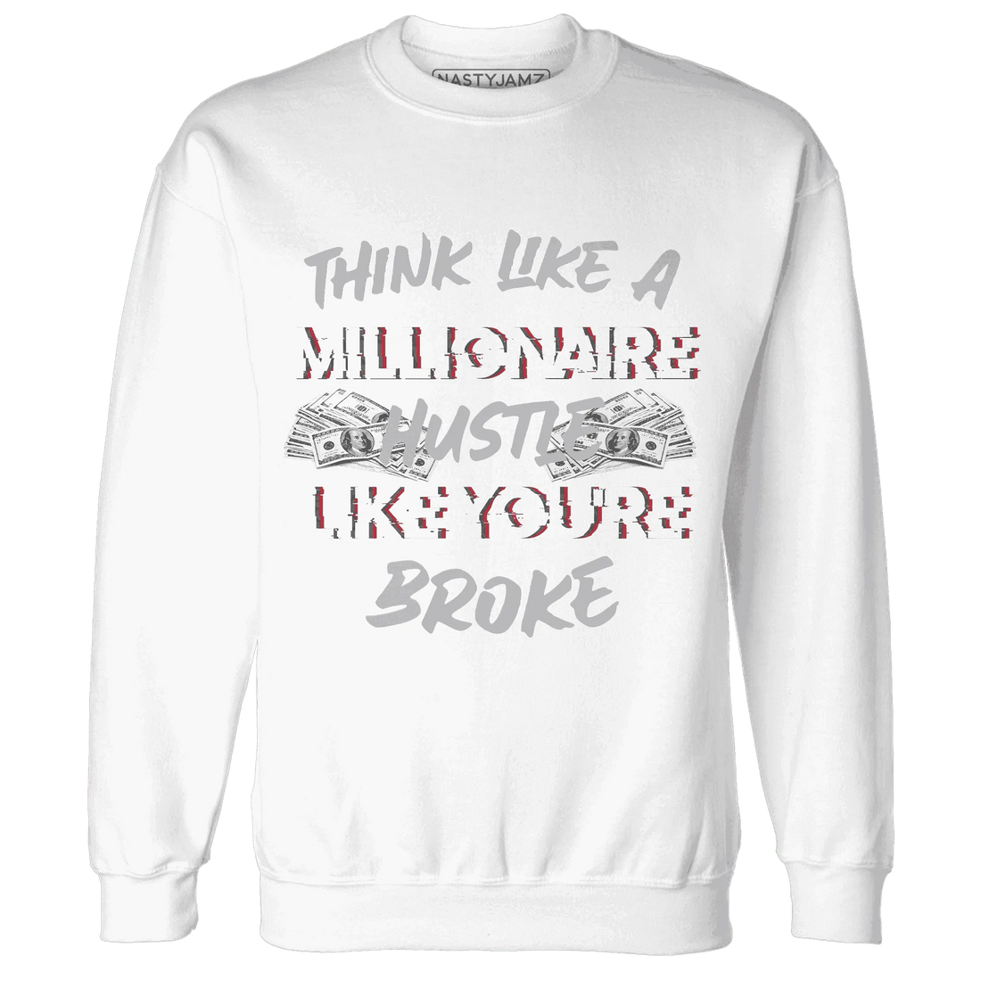 Cement-Grey-3s-Sweatshirt-Match-Hustle-Millionaire
