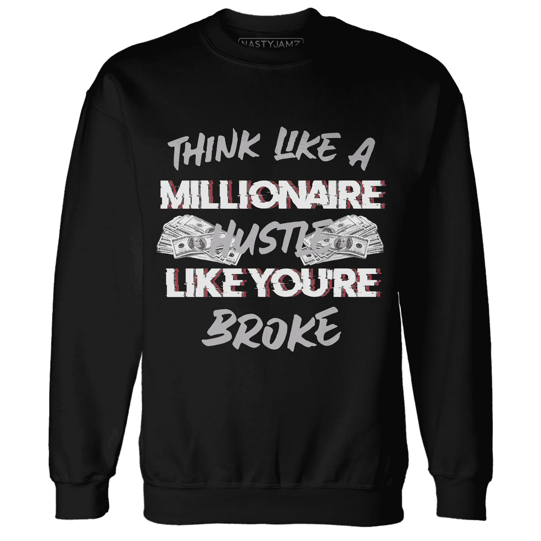 Cement-Grey-3s-Sweatshirt-Match-Hustle-Millionaire
