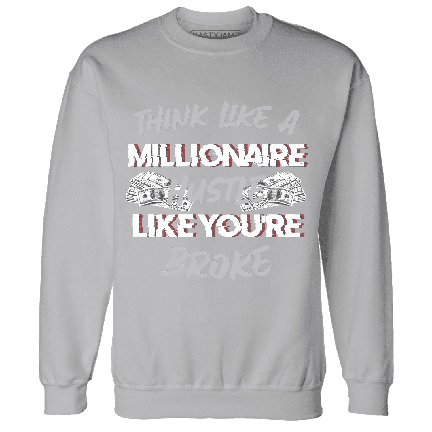 Cement-Grey-3s-Sweatshirt-Match-Hustle-Millionaire