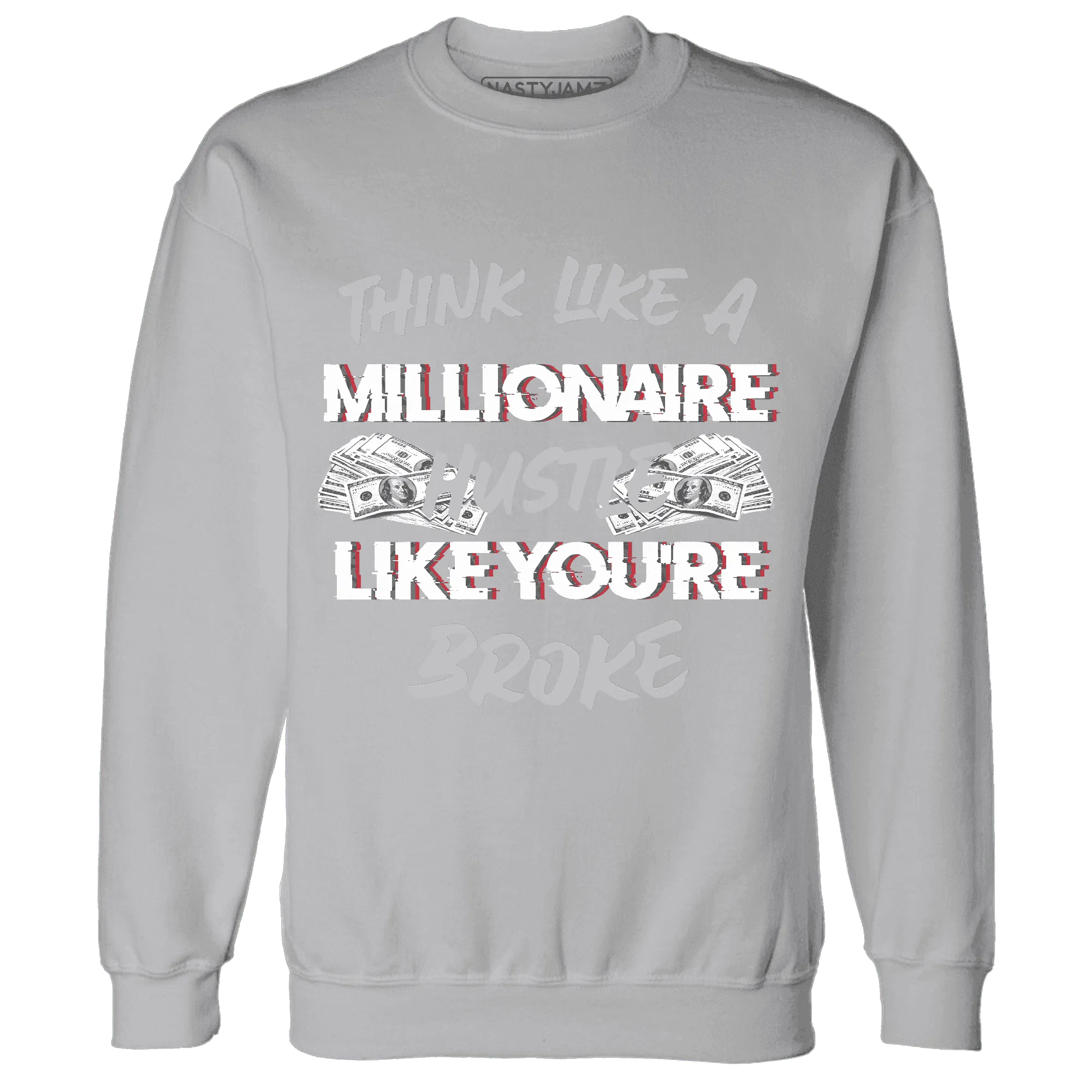 Cement-Grey-3s-Sweatshirt-Match-Hustle-Millionaire