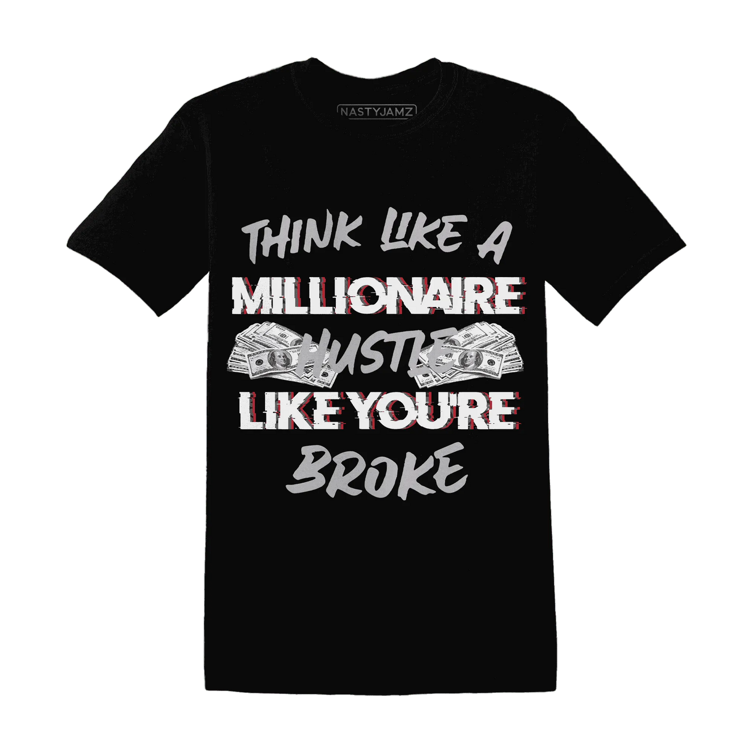 Cement-Grey-3s-T-Shirt-Match-Hustle-Millionaire