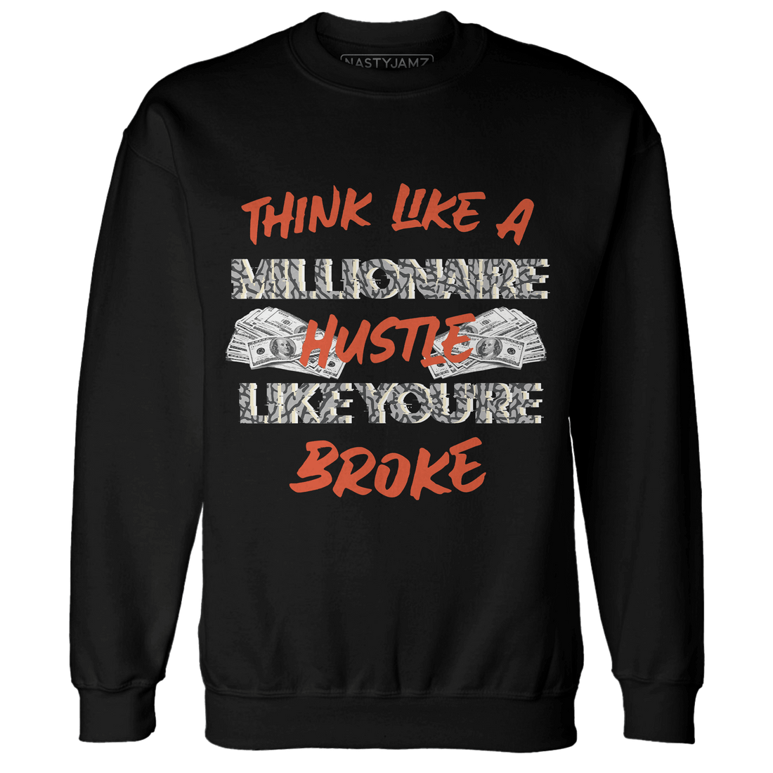 Georgia Peach 3s Sweatshirt Match Hustle Millionaire - NastyJamz