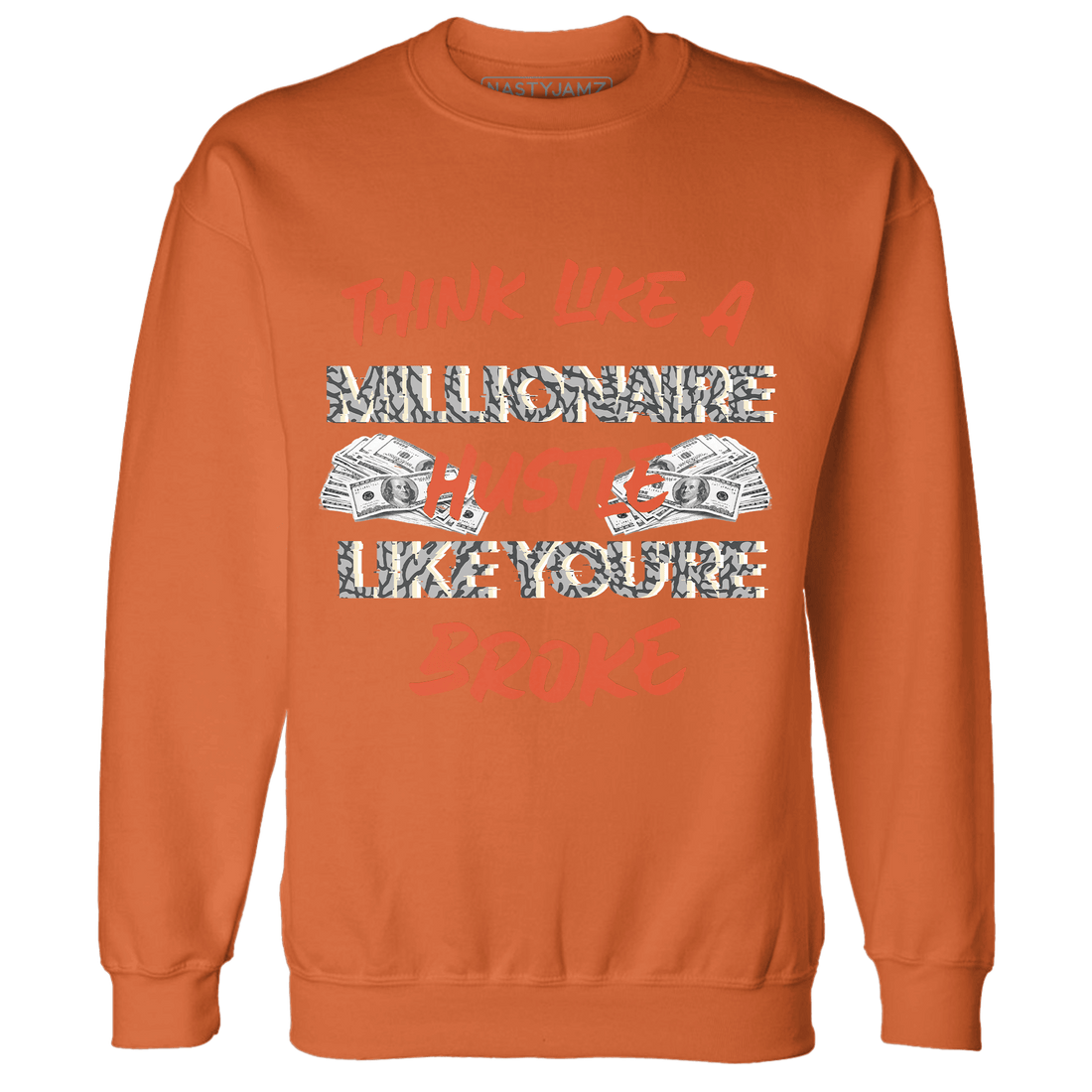 Georgia Peach 3s Sweatshirt Match Hustle Millionaire - NastyJamz