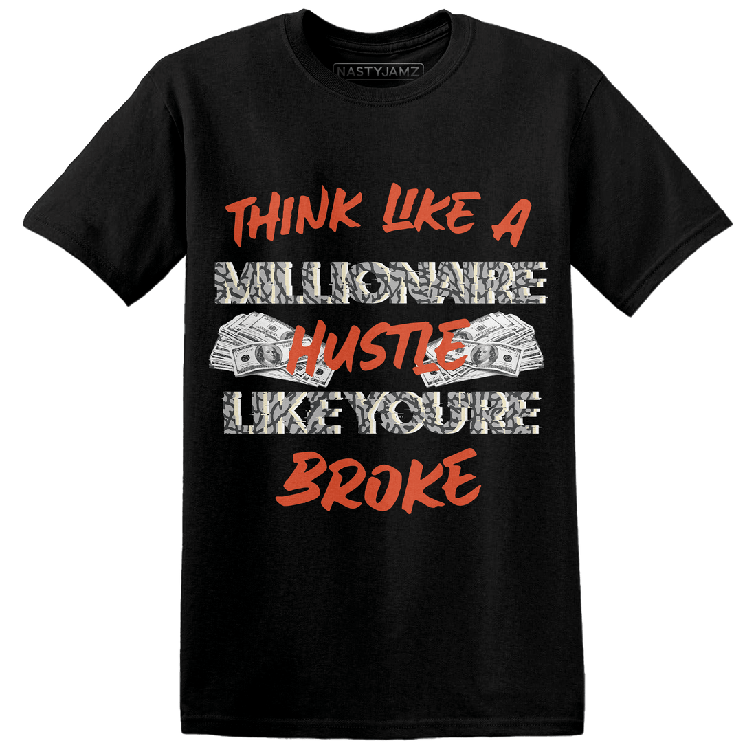 Georgia Peach 3s T Shirt Match Hustle Millionaire - NastyJamz