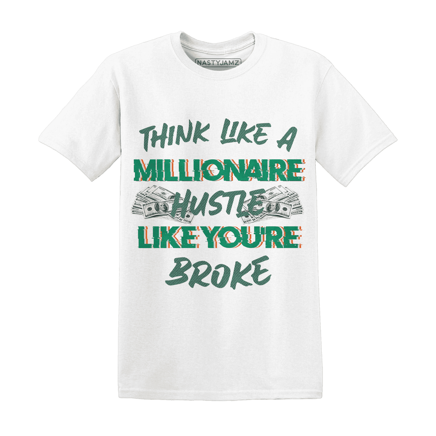 Nina CN Abney 3s T Shirt Match Hustle Millionaire - NastyJamz