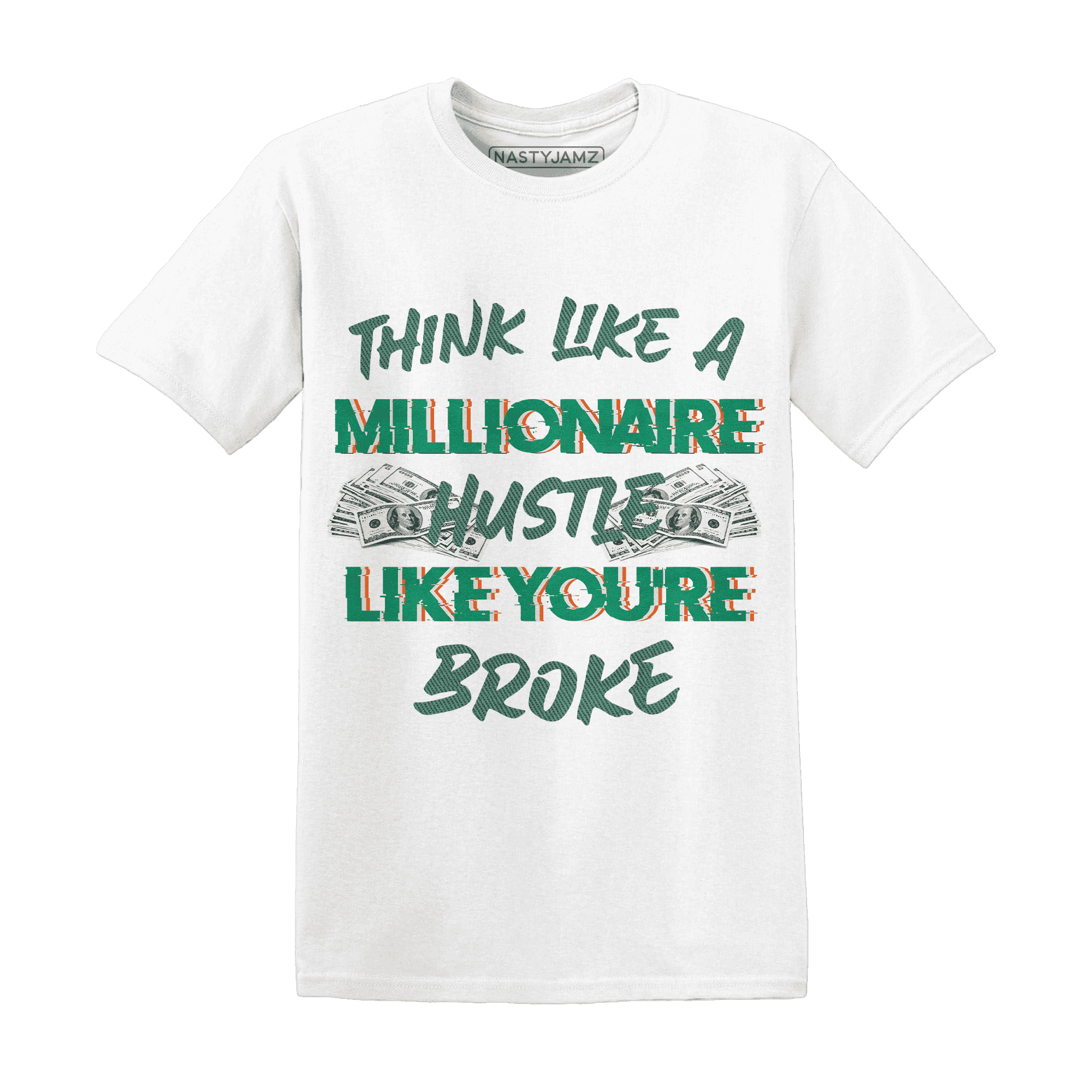 Nina CN Abney 3s T Shirt Match Hustle Millionaire - NastyJamz