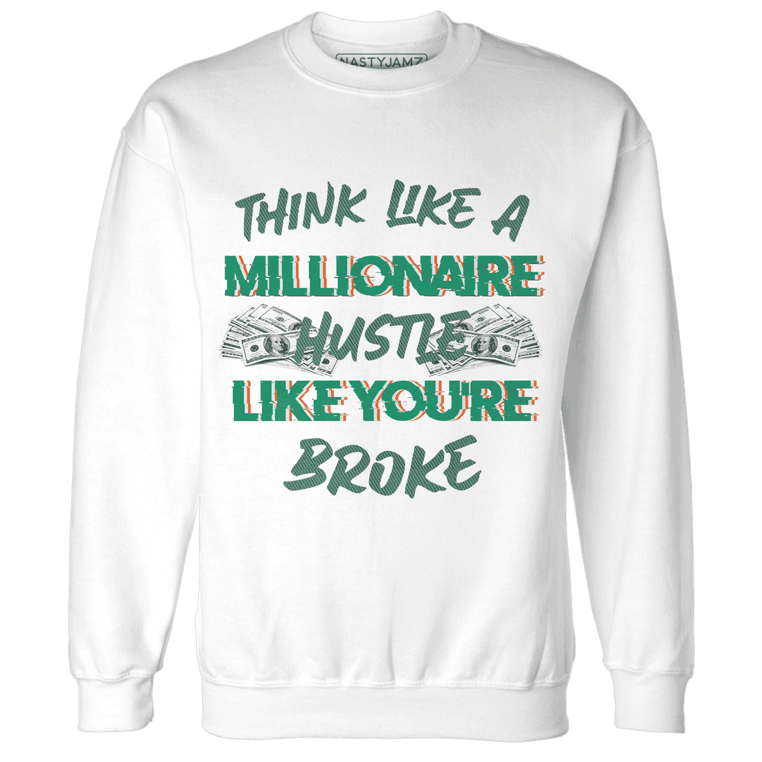 Nina CN Abney 3s Sweatshirt Match Hustle Millionaire - NastyJamz