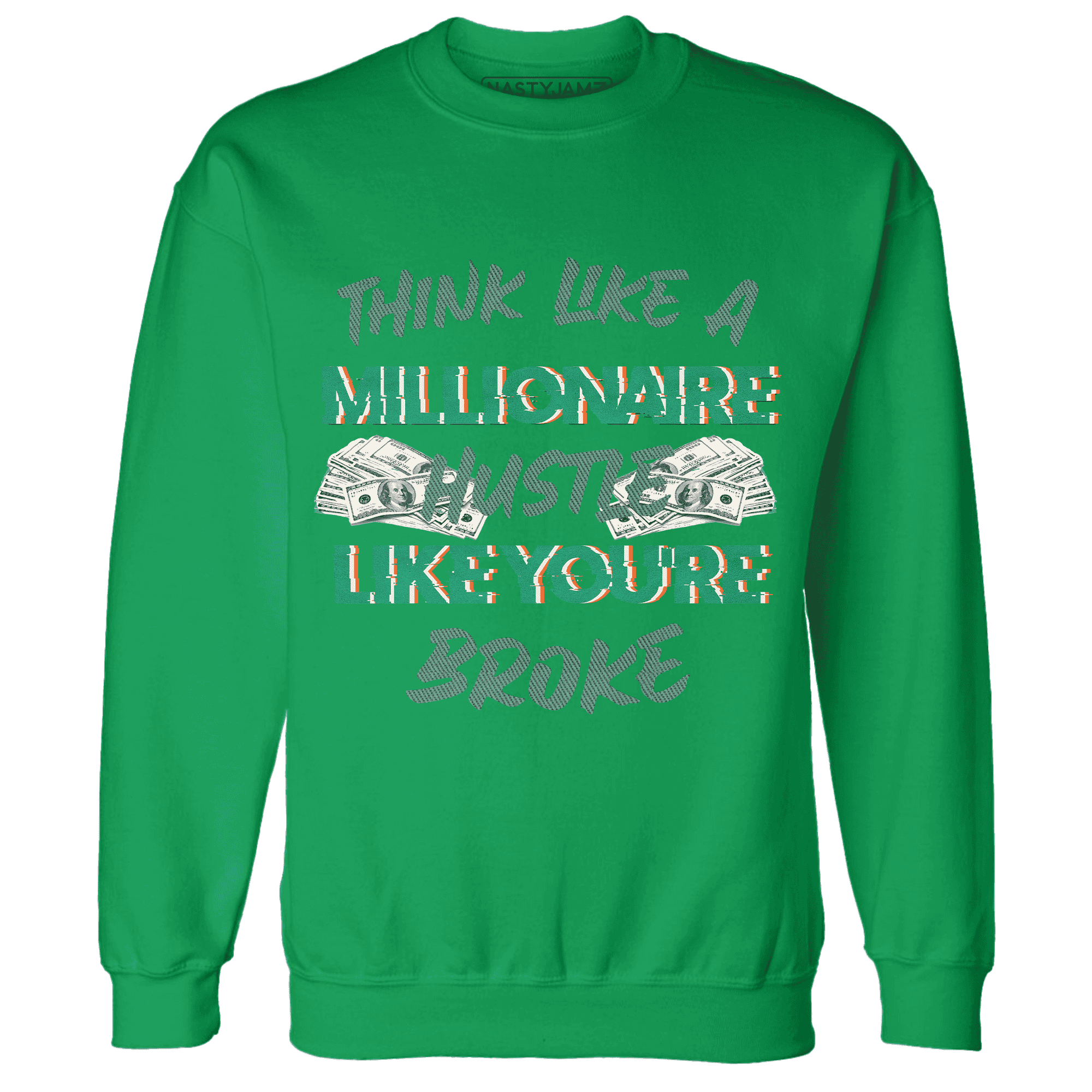 Nina CN Abney 3s Sweatshirt Match Hustle Millionaire - NastyJamz