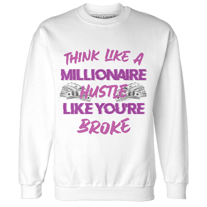 GS Hyper Violet 4s Sweatshirt Match Hustle Millionaire - NastyJamz