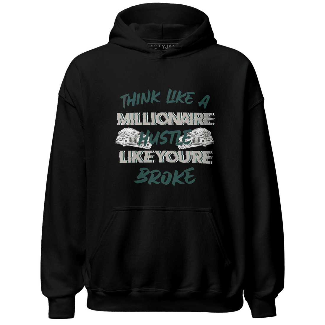 Oxidized Green 4s Hoodie Match Hustle Millionaire - NastyJamz