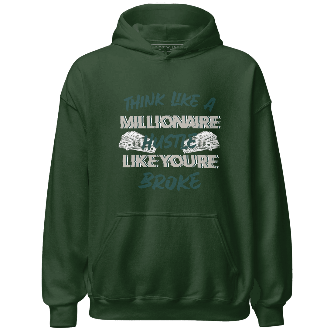 Oxidized Green 4s Hoodie Match Hustle Millionaire - NastyJamz