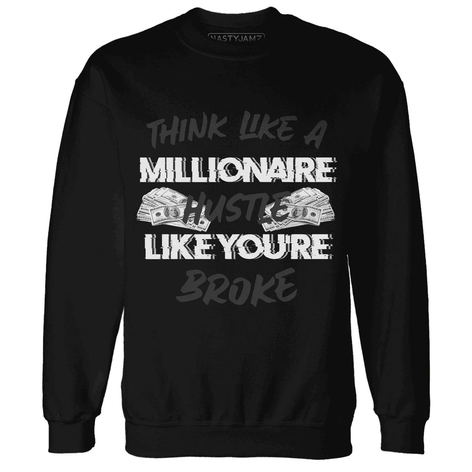 White-Thunder-4s-Sweatshirt-Match-Hustle-Millionaire
