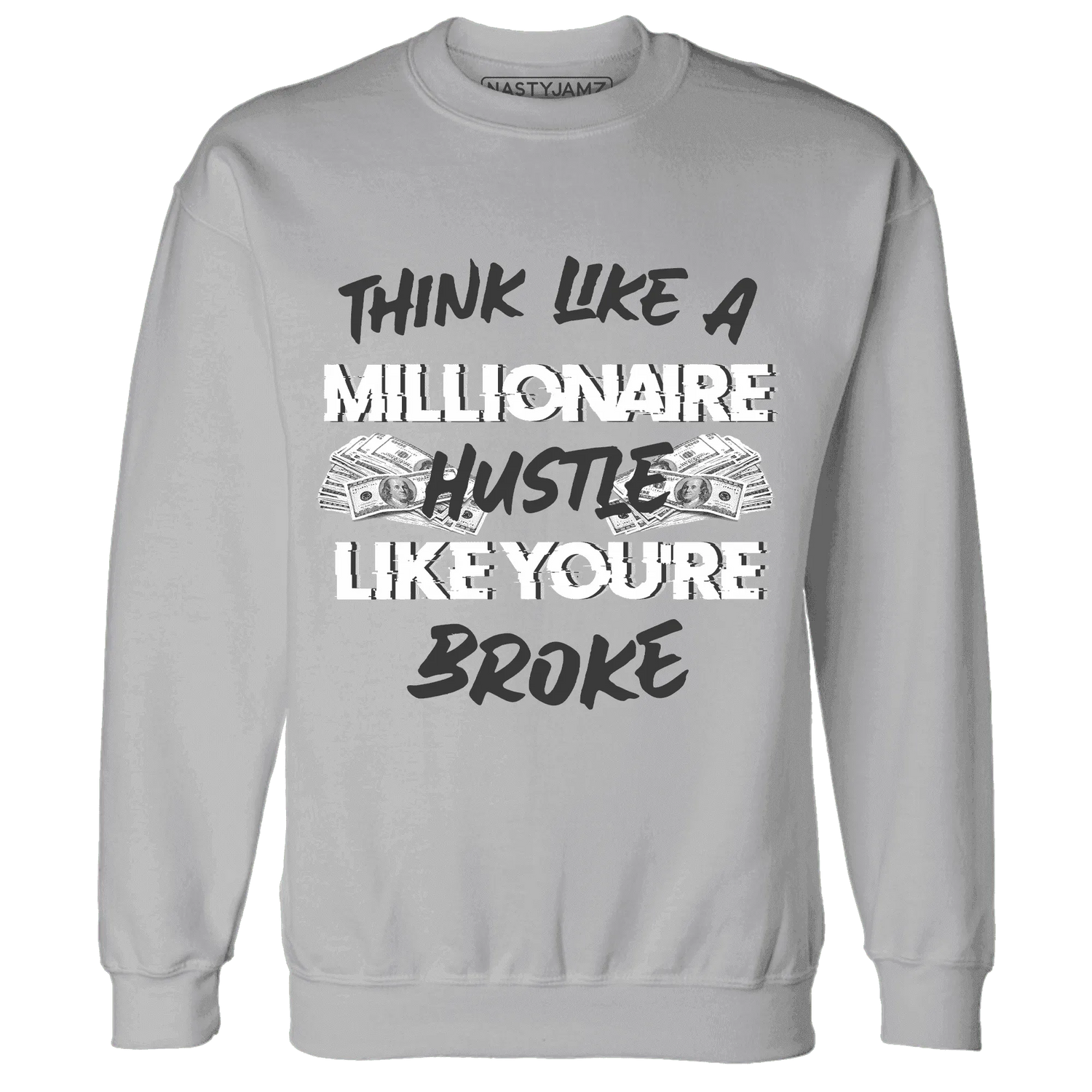 White-Thunder-4s-Sweatshirt-Match-Hustle-Millionaire