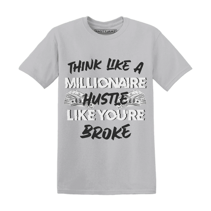 White-Thunder-4s-T-Shirt-Match-Hustle-Millionaire