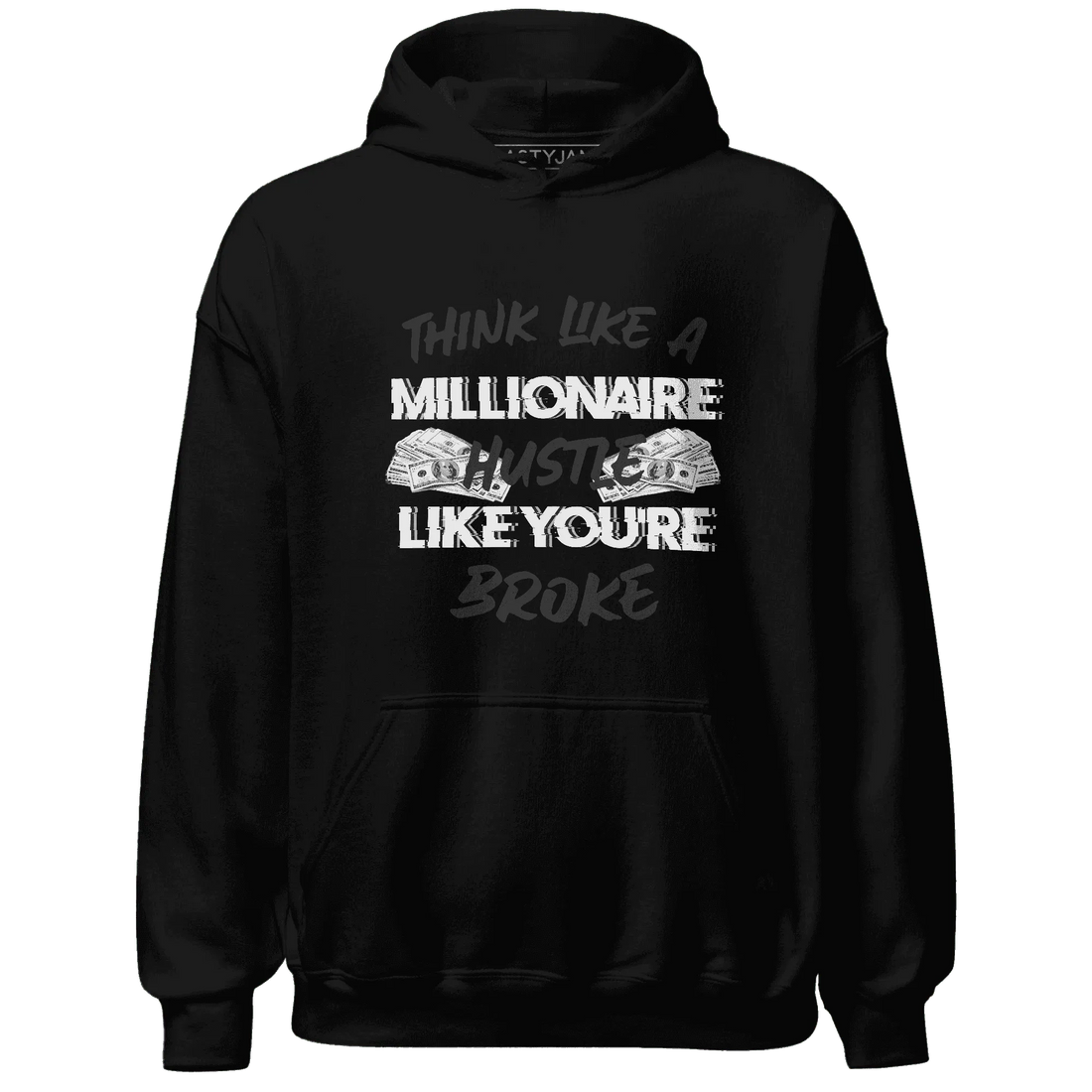White-Thunder-4s-Hoodie-Match-Hustle-Millionaire