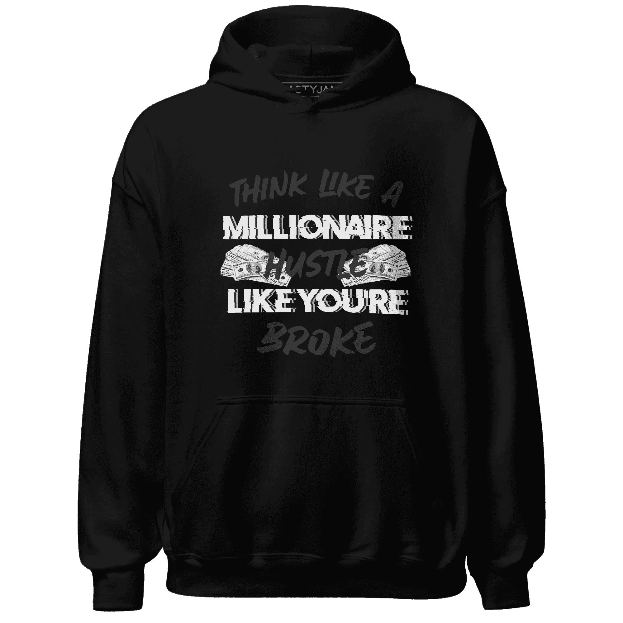 White-Thunder-4s-Hoodie-Match-Hustle-Millionaire