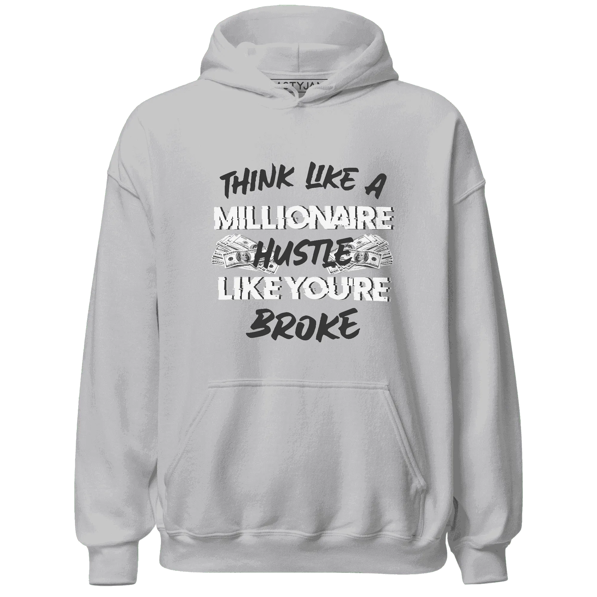 White-Thunder-4s-Hoodie-Match-Hustle-Millionaire
