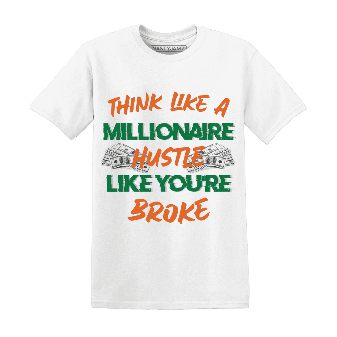 MAM Hurricanes 5s T Shirt Match Hustle Millionaire - NastyJamz