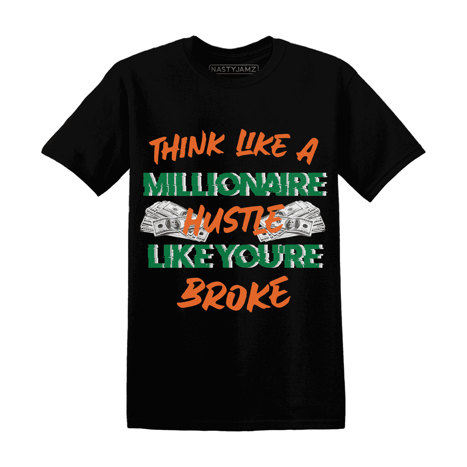 MAM Hurricanes 5s T Shirt Match Hustle Millionaire - NastyJamz