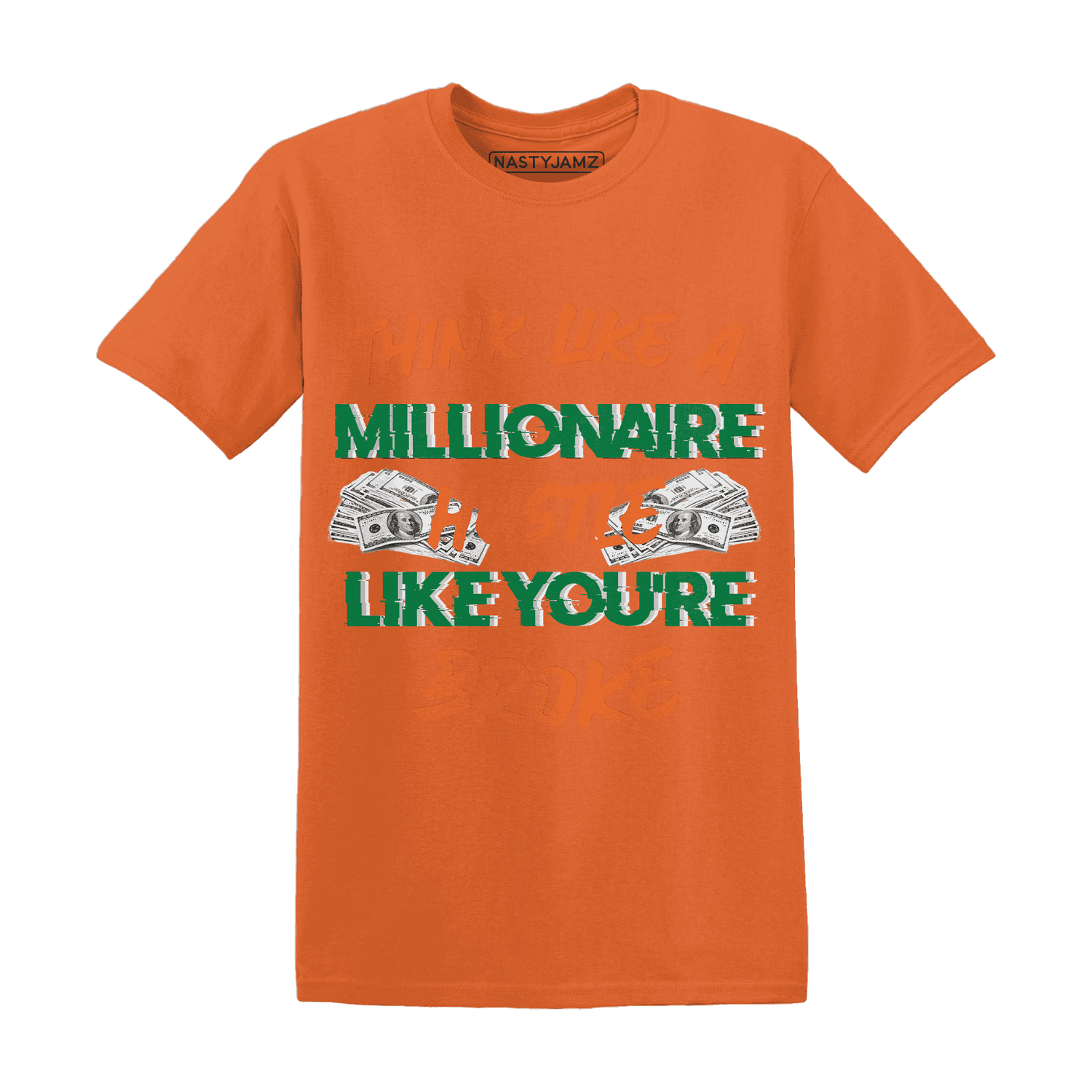 MAM Hurricanes 5s T Shirt Match Hustle Millionaire - NastyJamz