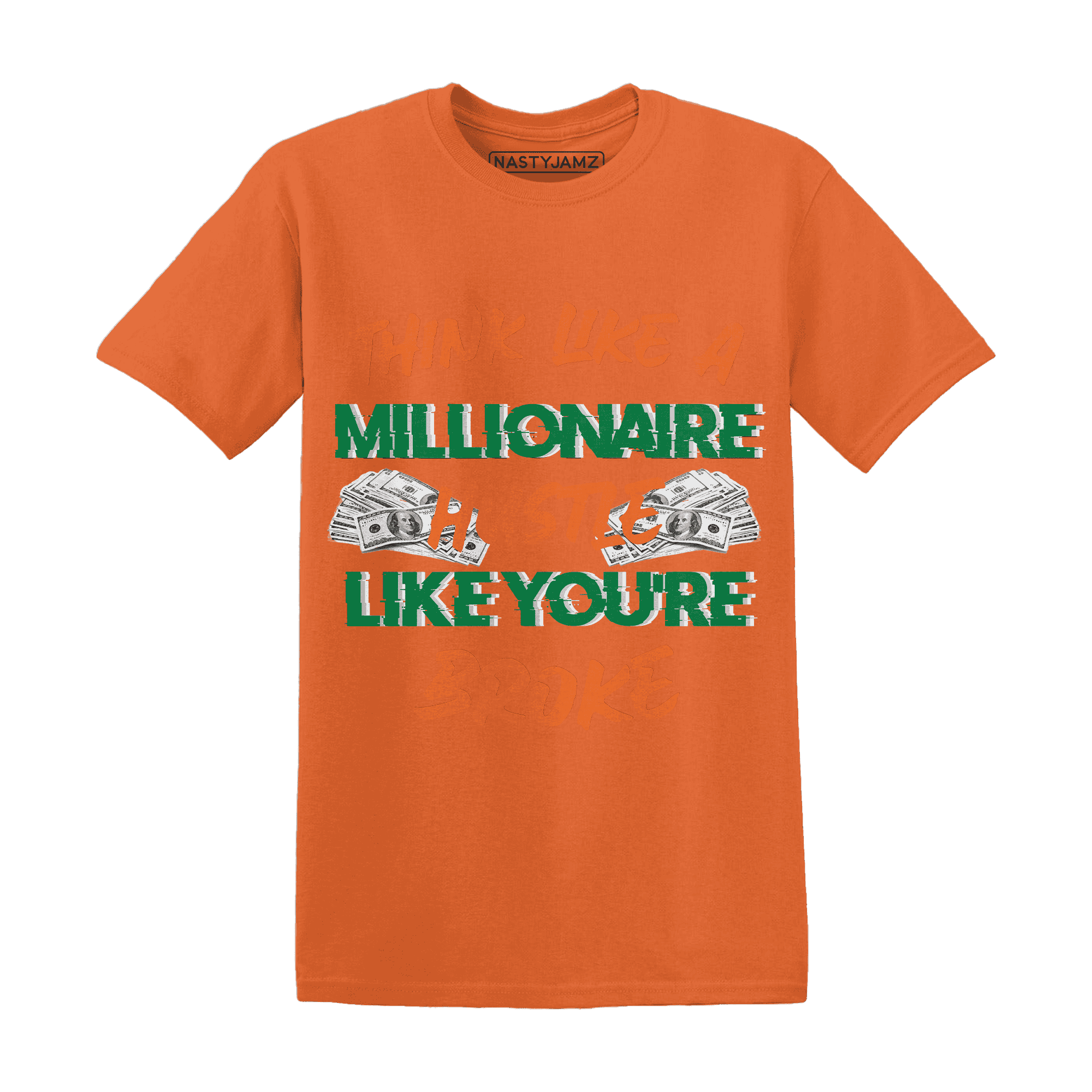 MAM Hurricanes 5s T Shirt Match Hustle Millionaire - NastyJamz