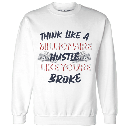 White-Navy-6s-Sweatshirt-Match-Hustle-Millionaire
