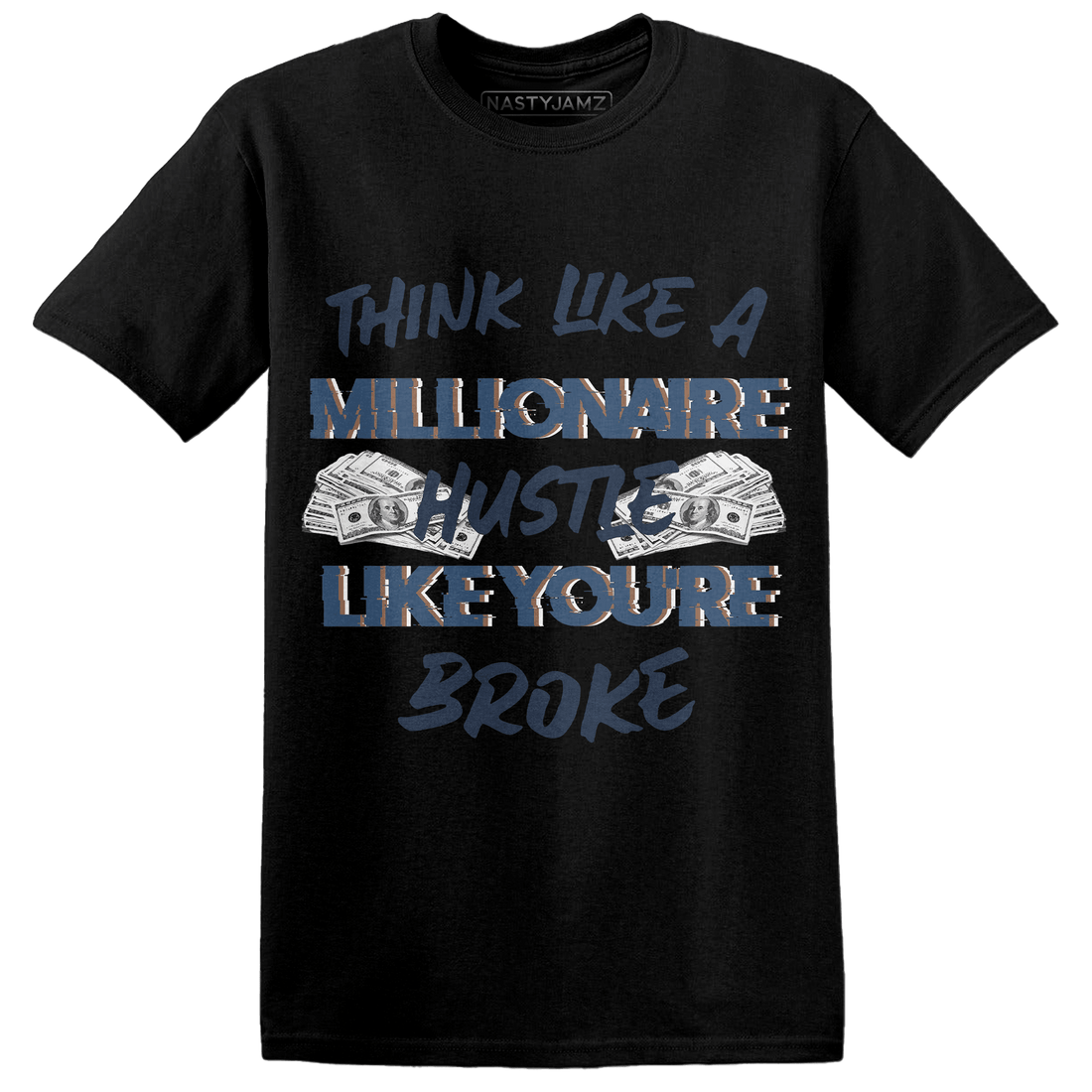 AM 1 86 Jackie Robinson T Shirt Match Hustle Millionaire - NastyJamz