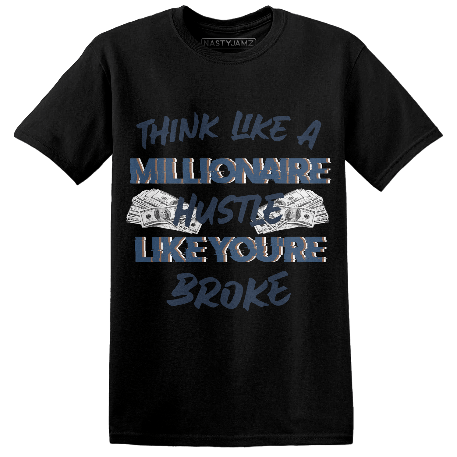 AM 1 86 Jackie Robinson T Shirt Match Hustle Millionaire - NastyJamz