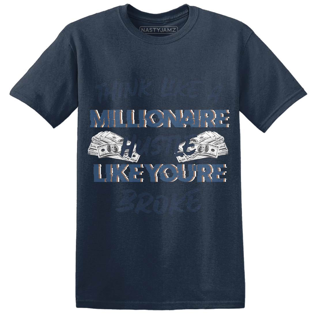 AM 1 86 Jackie Robinson T Shirt Match Hustle Millionaire - NastyJamz
