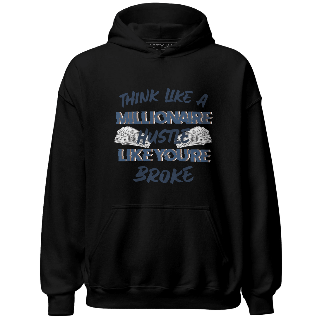 AM 1 86 Jackie Robinson Hoodie Match Hustle Millionaire - NastyJamz