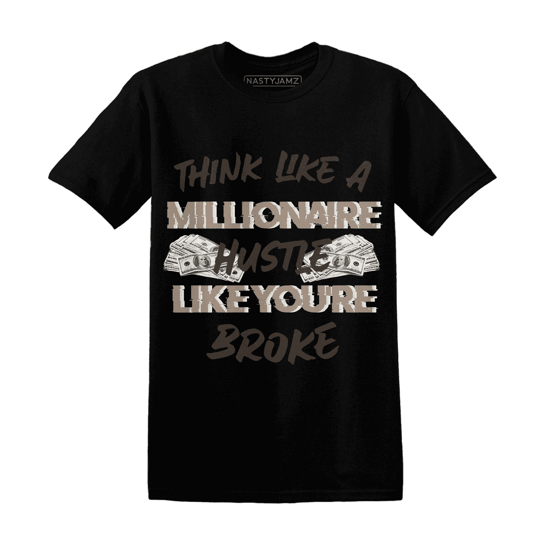Dunk Low Baroque Brown T Shirt Match Hustle Millionaire - NastyJamz