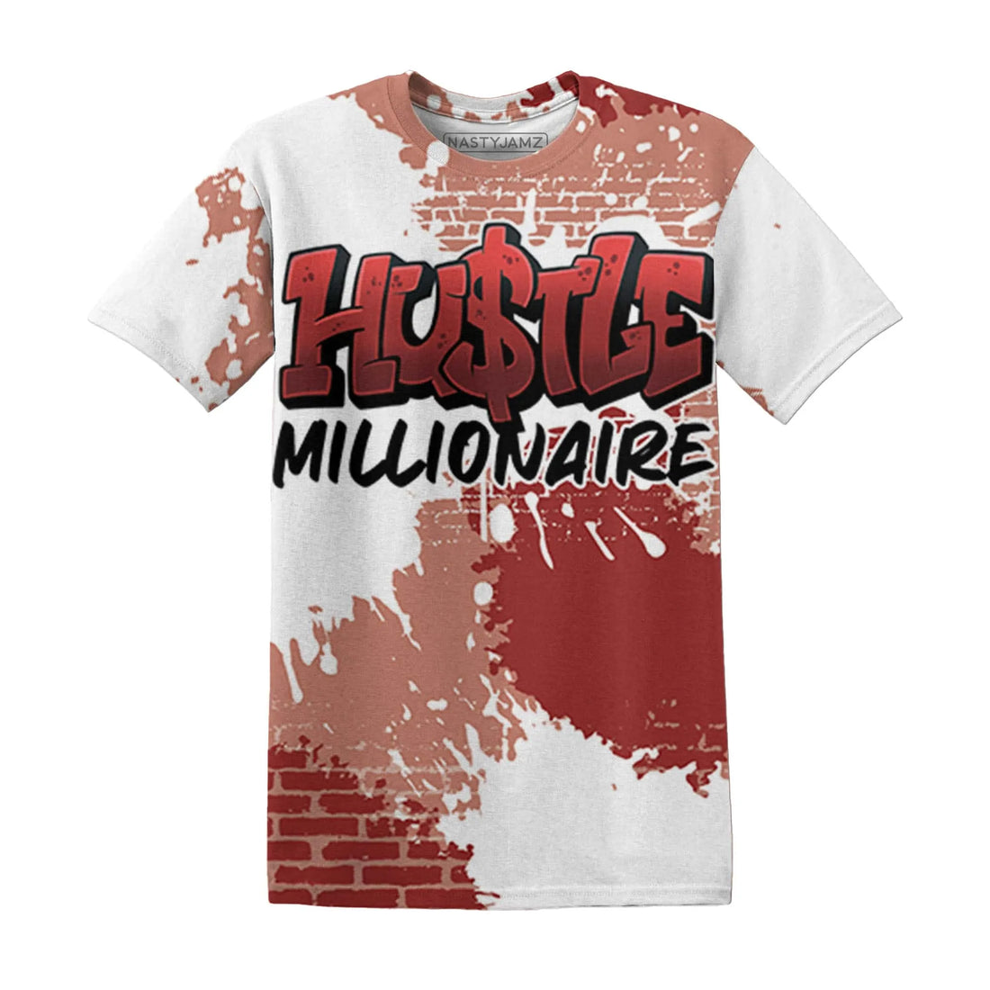 Dune-Red-13s-T-Shirt-Match-Hustle-Millionaire-3D