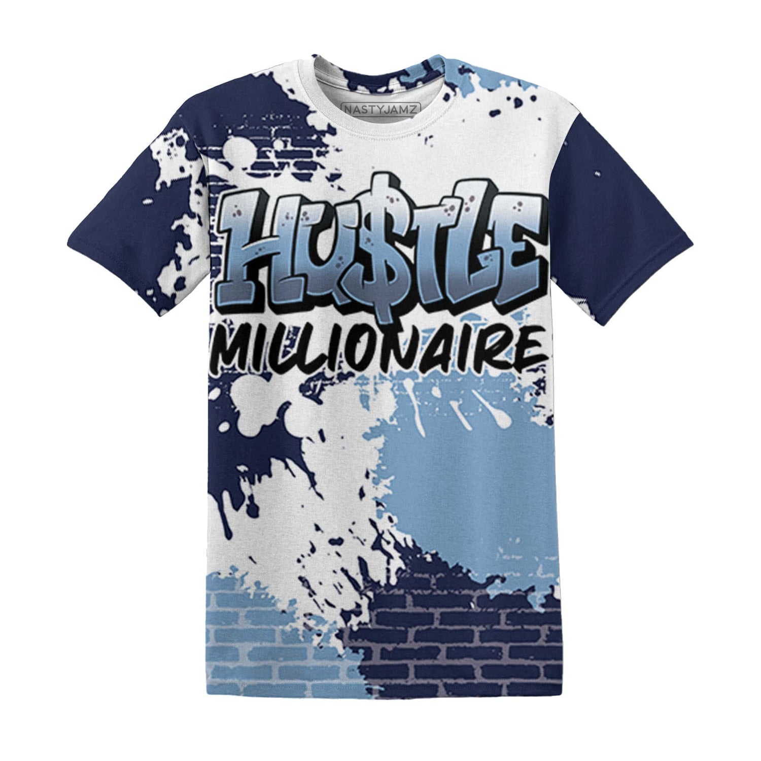 First-In-Flight-1s-T-Shirt-Match-Hustle-Millionaire-3D