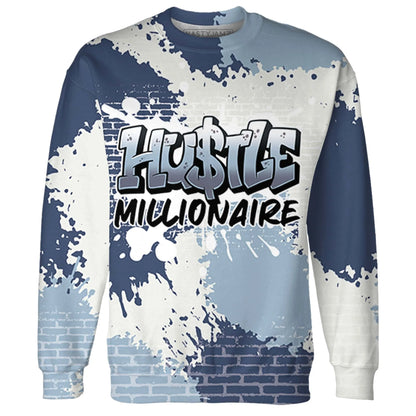 Mid-Diffused-Blue-Grey-1s-Sweatshirt-Match-Hustle-Millionaire-3D