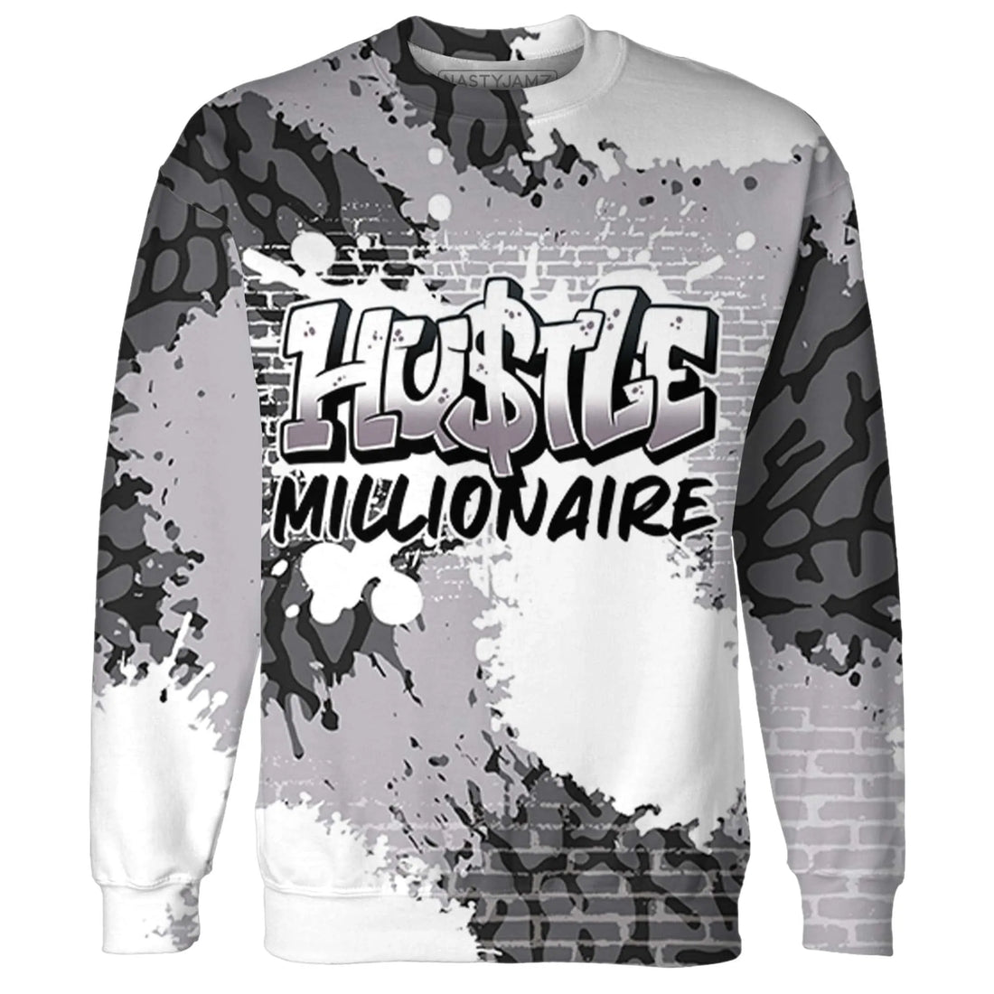 Cement-Grey-3s-Sweatshirt-Match-Hustle-Millionaire-3D