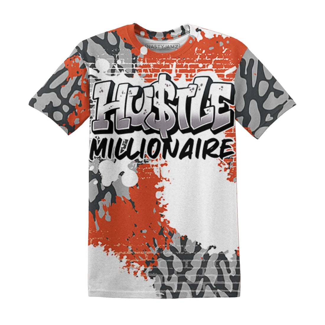 Georgia-Peach-3s-T-Shirt-Match-Hustle-Millionaire-3D