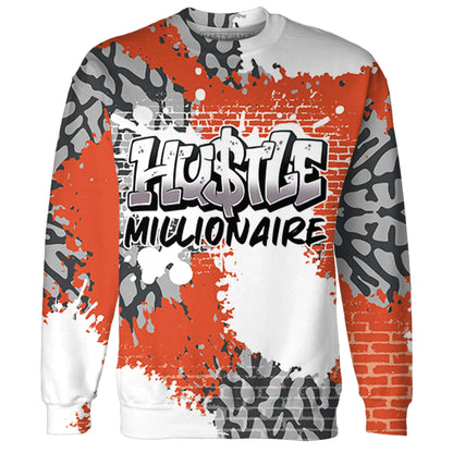 Georgia-Peach-3s-Sweatshirt-Match-Hustle-Millionaire-3D