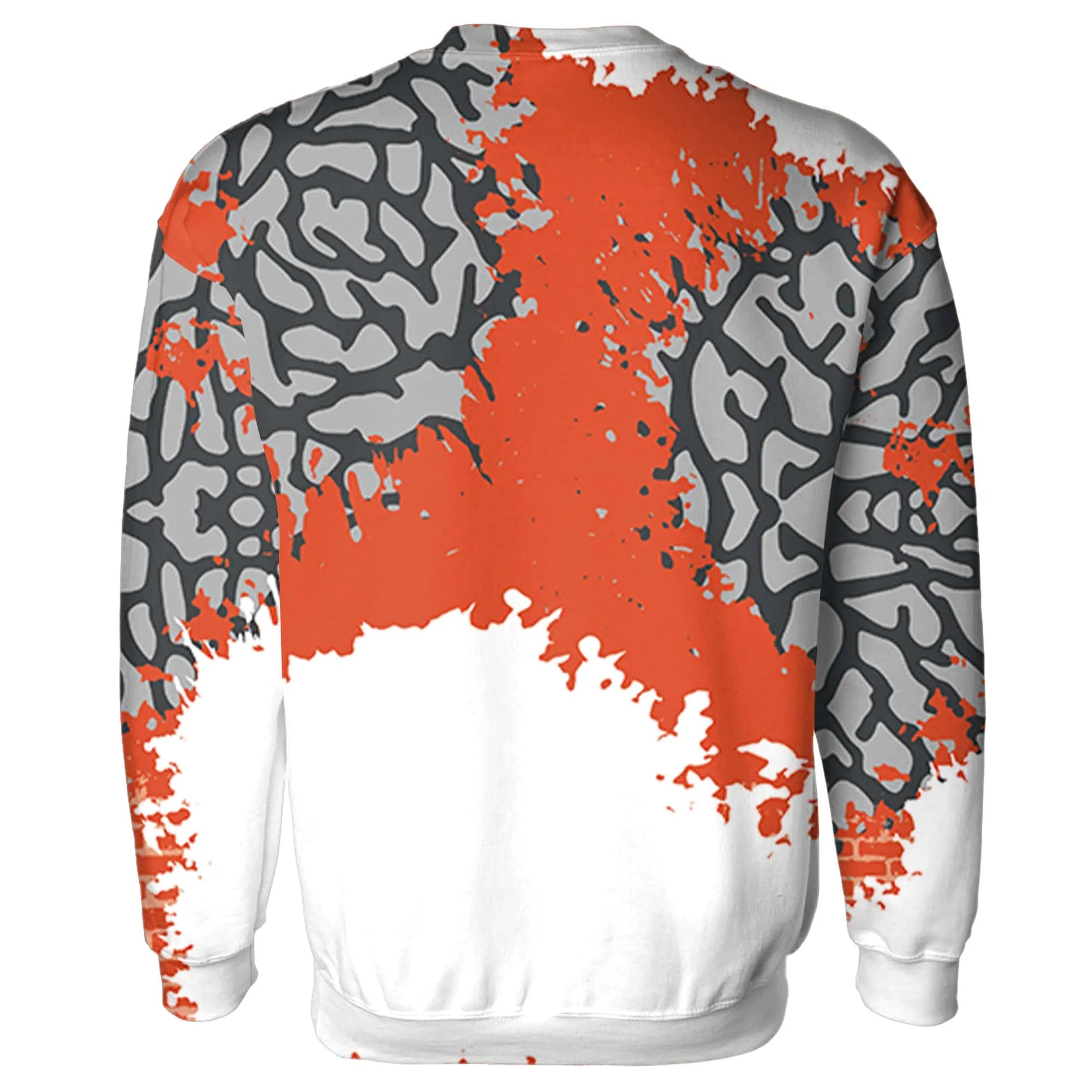 Georgia-Peach-3s-Sweatshirt-Match-Hustle-Millionaire-3D