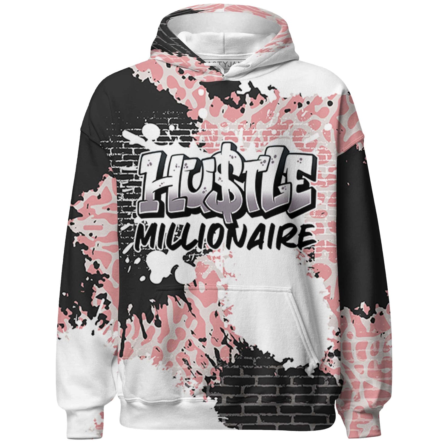 Red-Stardust-3s-Hoodie-Match-Hustle-Millionaire-3D