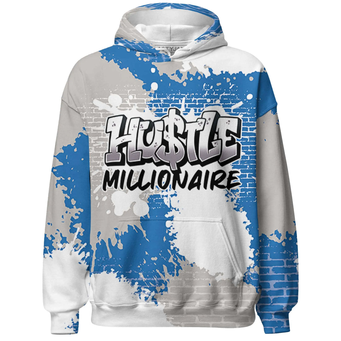 Industrial-Blue-4s-Hoodie-Match-Hustle-Millionaire-3D