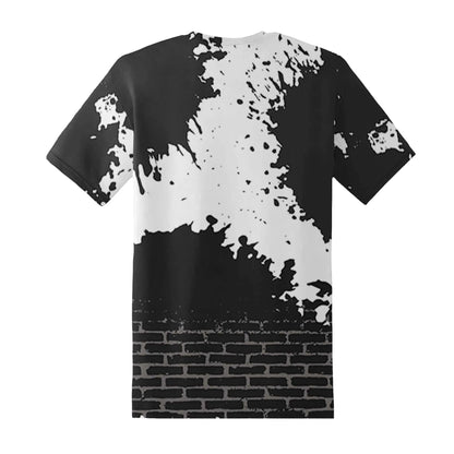 White-Thunder-4s-T-Shirt-Match-Hustle-Millionaire-3D