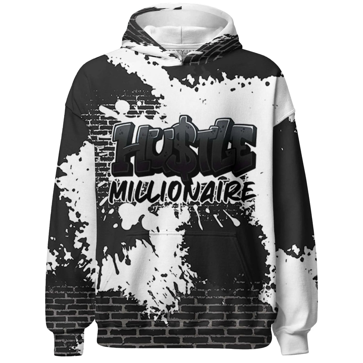 White-Thunder-4s-Hoodie-Match-Hustle-Millionaire-3D