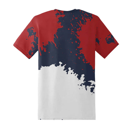 White-Navy-6s-T-Shirt-Match-Hustle-Millionaire-3D