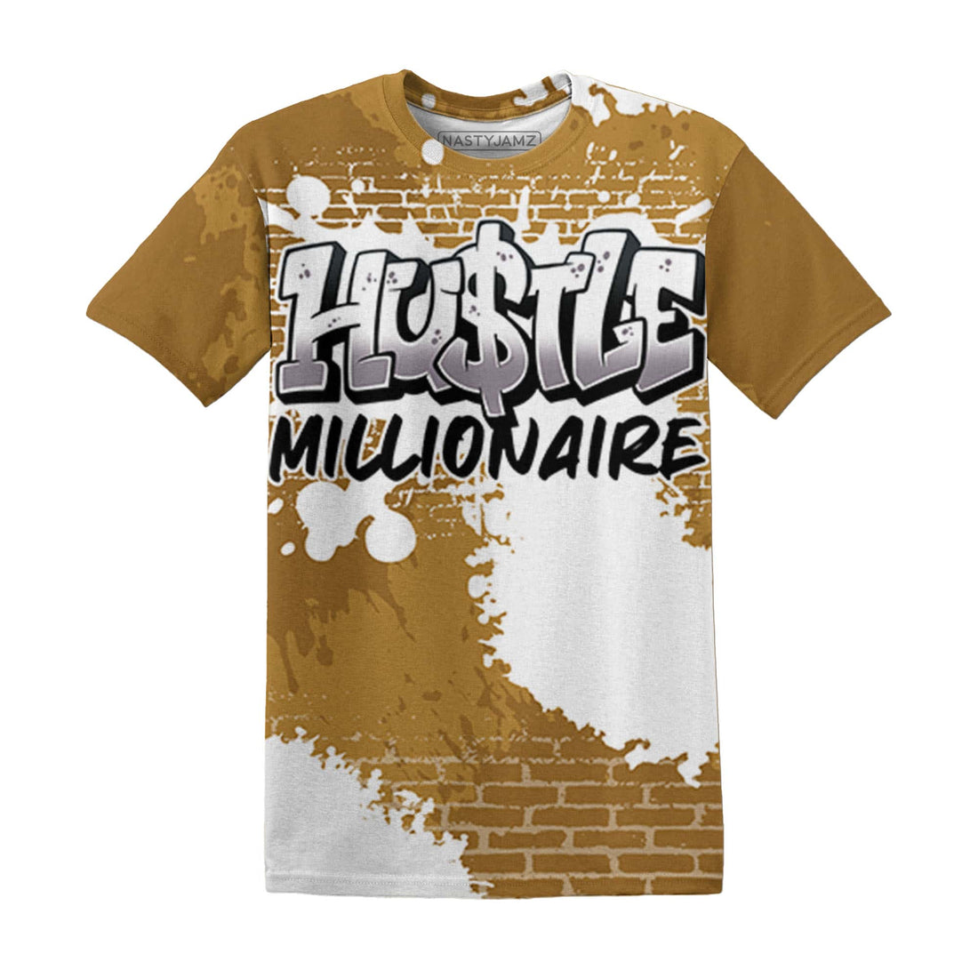 Wheat-13s-T-Shirt-Match-Hustle-Millionaire-3D