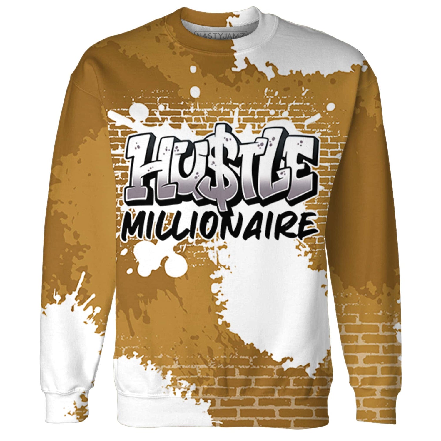 Wheat-13s-Sweatshirt-Match-Hustle-Millionaire-3D