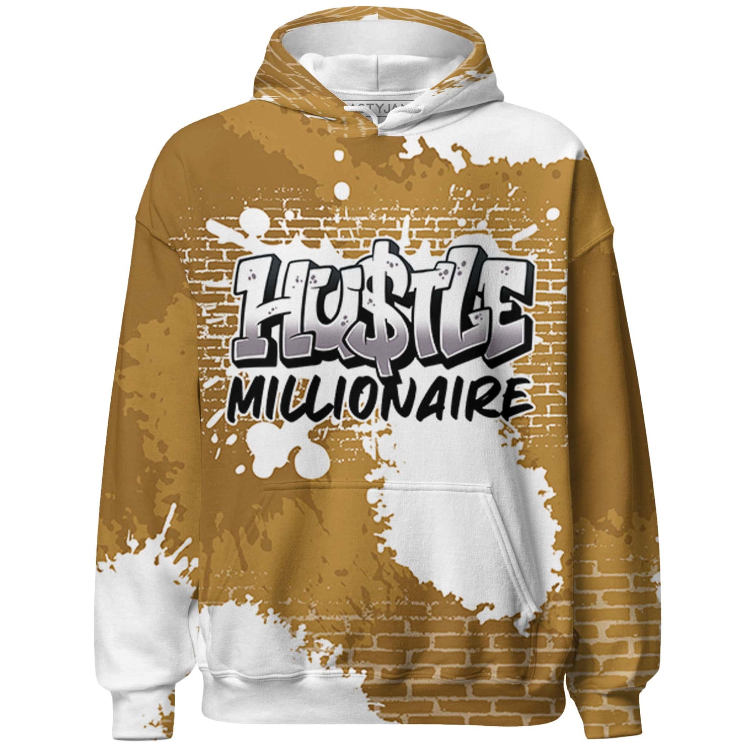 Wheat-13s-Hoodie-Match-Hustle-Millionaire-3D